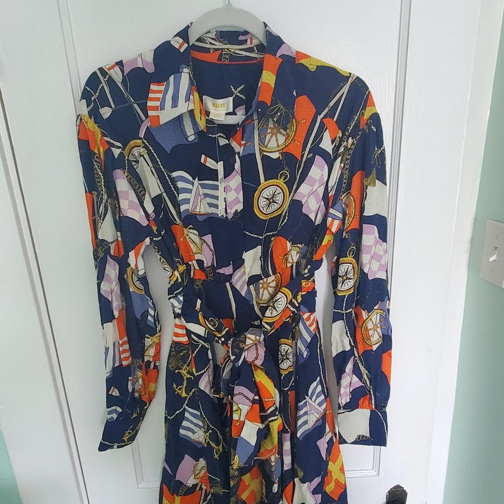 Anthropologie Maeve Mini Shirt Dress Women's Small NWT